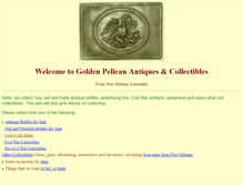 Tablet Screenshot of goldenpelican.com
